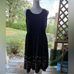 Torrid 1 (1X 14/16) Harry Potter cars sleevless Midi Skater Dress nwot